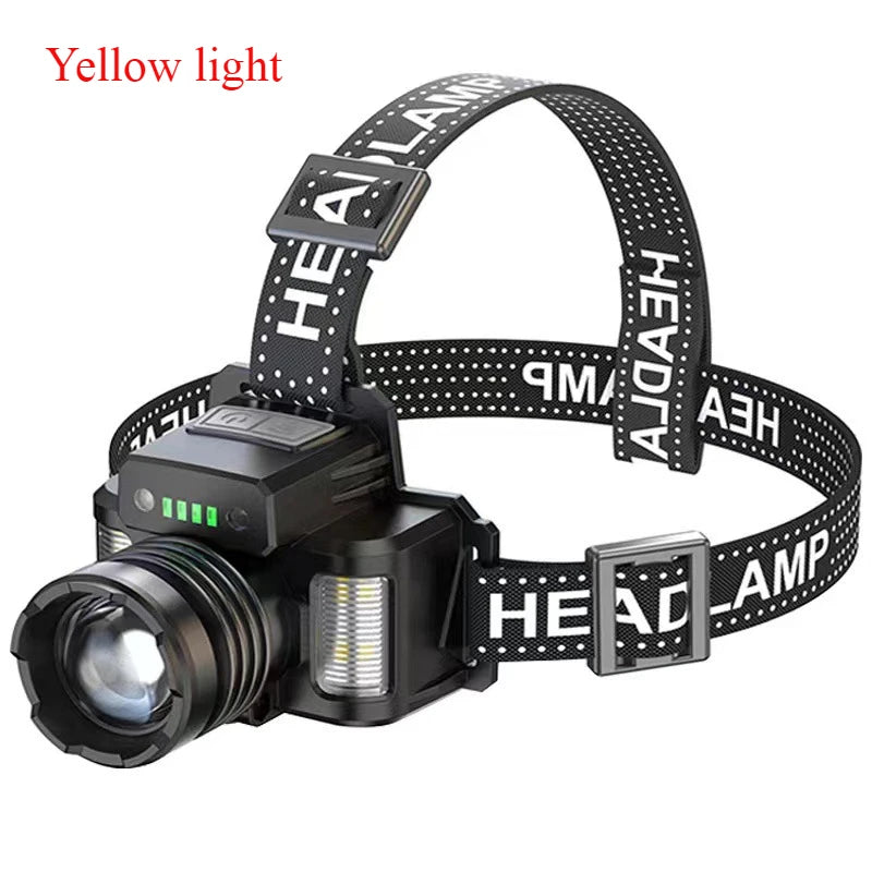 POCKETMAN 30W LED Headlamp USB-C Rechargeable with Zoom Sensor
