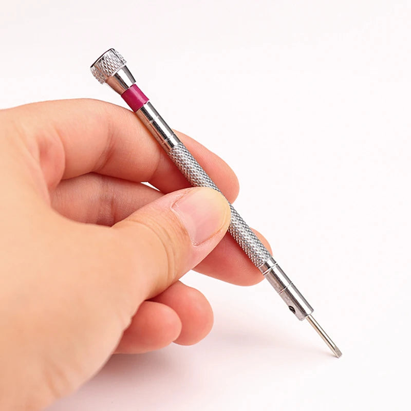 Watch, glasses, toy repair screwdriver, non-magnetic flat-head mini screwdriver, disassembly and installation screws Zpaxo