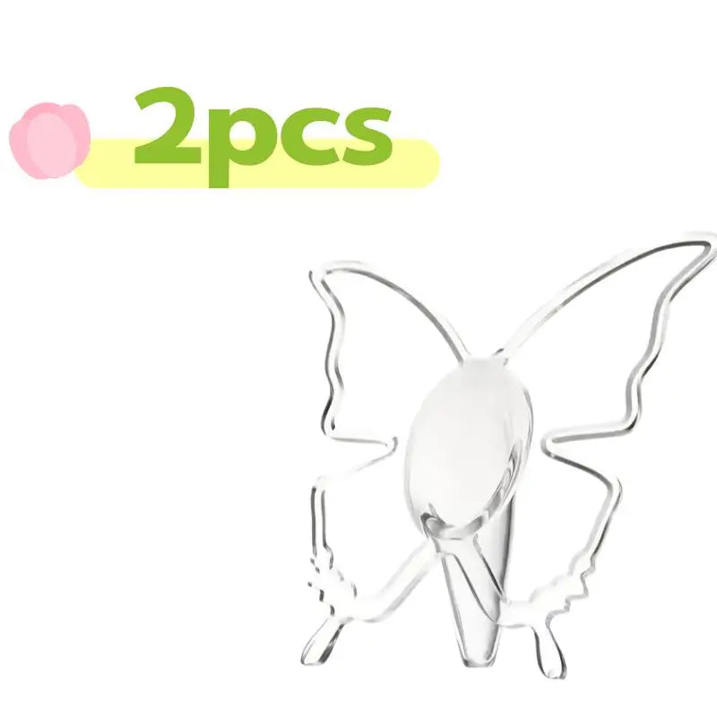 2pcs Butterfly Vase Centerpieces – Clear Acrylic Bud for Holidays, Weddings & Flower Arranging Zpaxo 2pcs