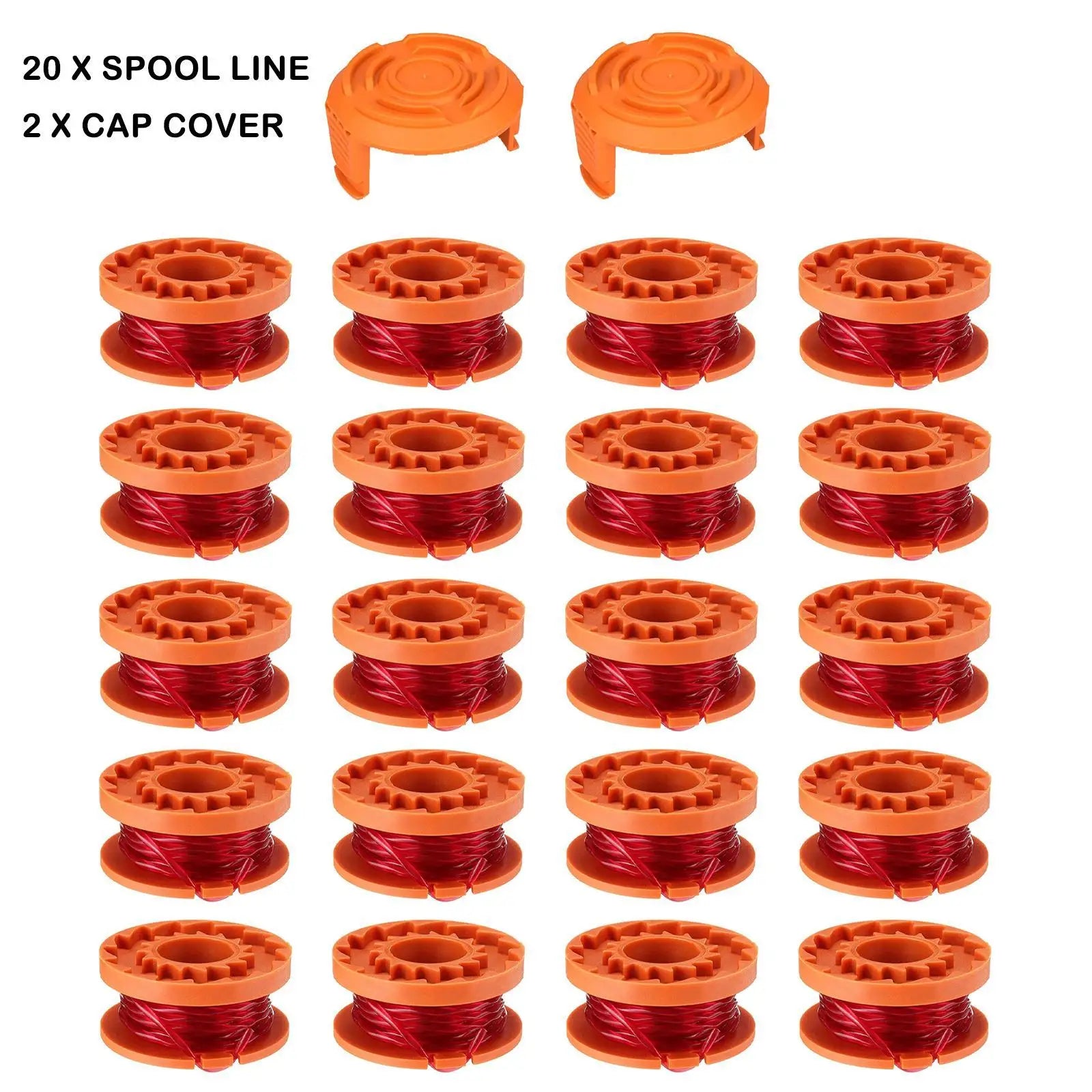 Worx WA0010 Replacement Trimmer Spool Line 20-Pack Trimmer Spool Line Zpaxo A