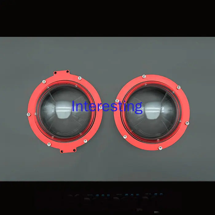 Optical PC Dome Cover 1000 Meters Pressure Resistant Underwater Robot ROV Camera Spherical Cover 110 Outer Diameter Zpaxo