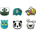 6-Pack Cute Animal Tennis Racket Dampeners | Vibration Absorbers