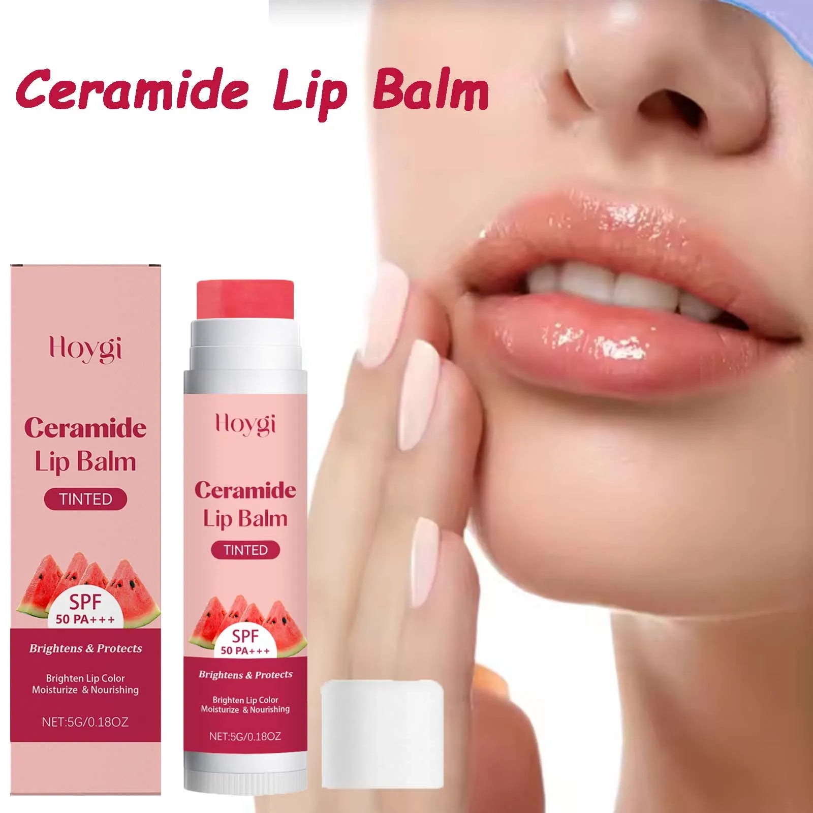 Ceramide Lip Balm Brightening Lips Lighten Lip Melanin Daily Moisturizing & Hydrating Repair Dry Chapped Lips Protection Zpaxo