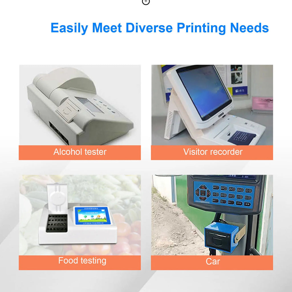 Embedded Thermal Receipt Printer Serial Port Microcontroller Secondary Development MCU Printing Module USB TTL 232 BT Port Zpaxo