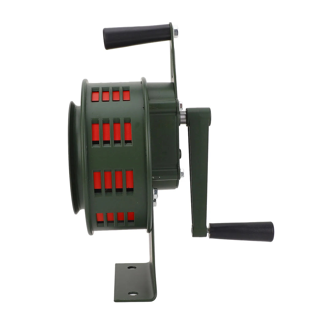 Hand Crank Siren Horn Aluminium Alloy Emergency Safety Manual Siren 120db Loud Adjutsable Volume for Factory Home School Zpaxo