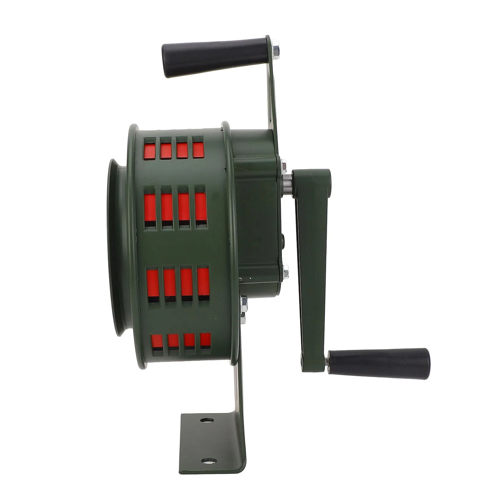Hand Crank Siren Horn Aluminium Alloy Emergency Safety Manual Siren 120db Loud Adjutsable Volume for Factory Home School Zpaxo