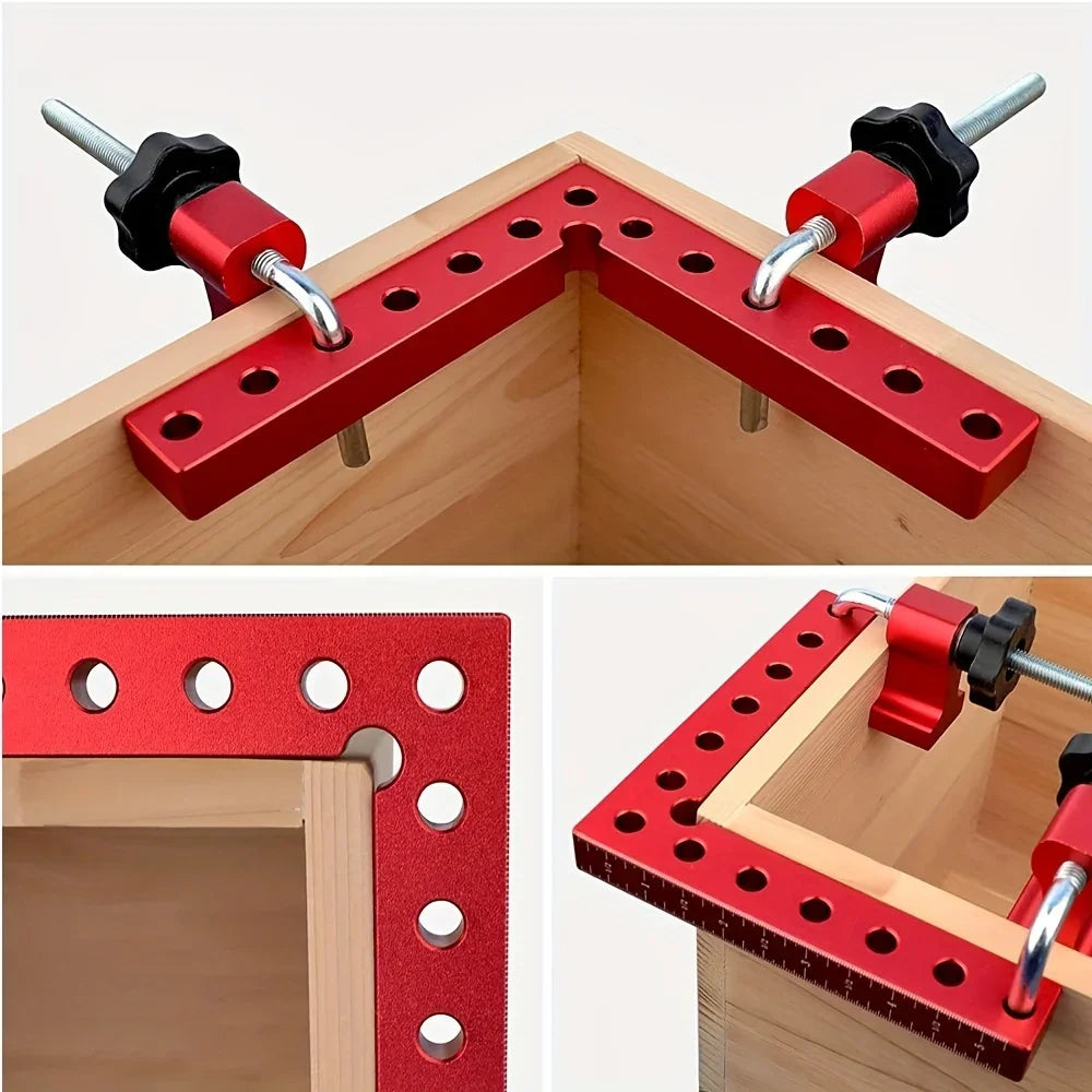 90° Right Angle Fixing Clip 120/140mm – L-Shaped Woodworking Clamp Woodworking Corner Clamp Zpaxo
