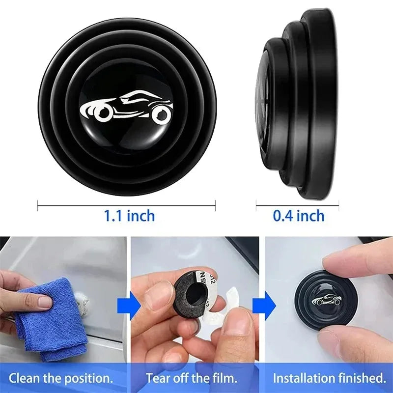 Car Door Anti-Shock Silicone Pads | Sound Insulation Cushions