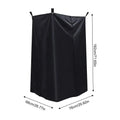 Portable Privacy Shower Tent Outdoor Waterproof Changing Room Shelter for Camping Hiking Beach Toilet Shower Bathroom Beach Boat Zpaxo Black