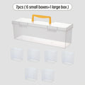 Spice Storage Containers Lids Stackable Divided Seasoning Box