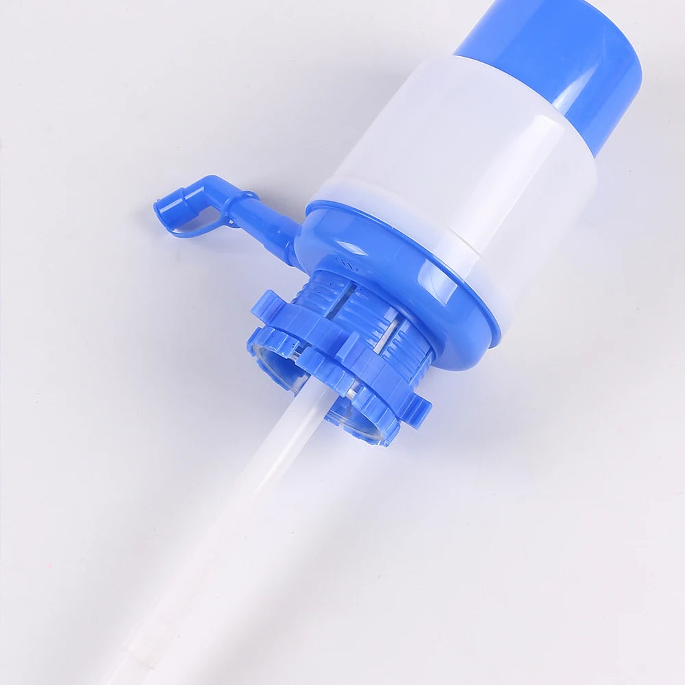 Water Bottles Pump Manual Hand Pressure Drinking Fountain Pressure Pump with Extra Short Tube and Cap Fits Most 5 Gallon Water Zpaxo