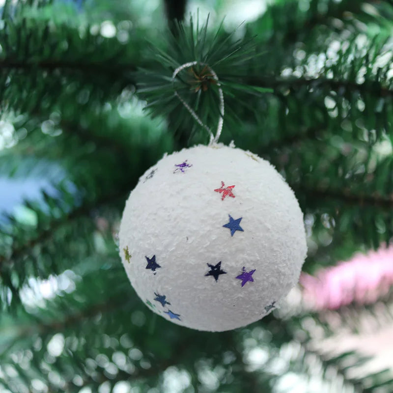 Foam Craft Ornaments Lightweight Christmas Tree Hanging Balls