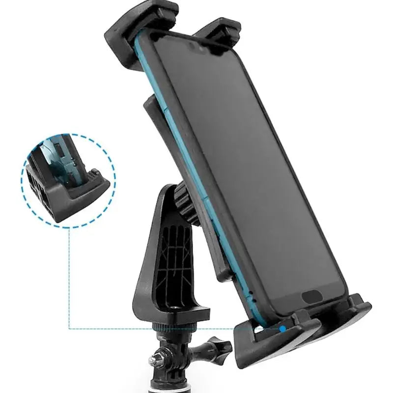 652F 360 Degree Rotatable Tablets Clamp Holder Stand Zpaxo