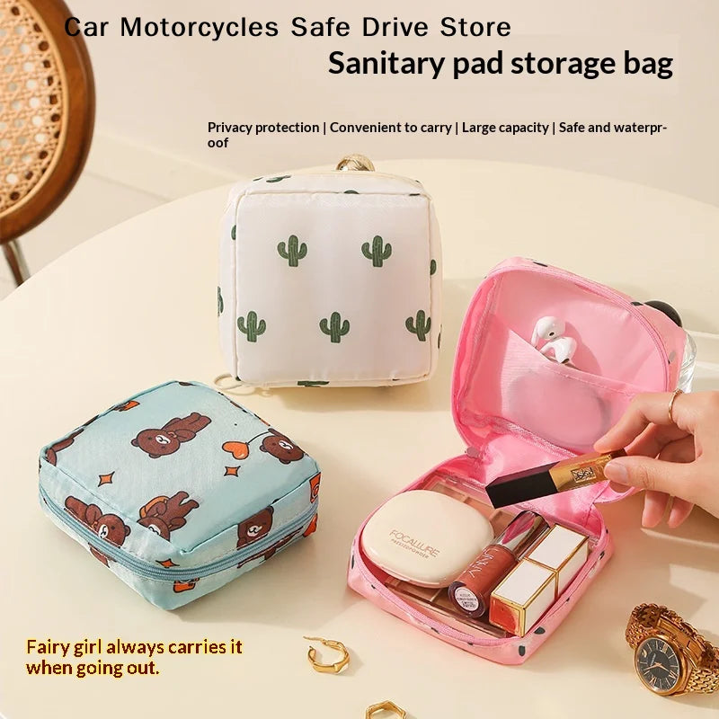 CMWomen Sanitary Napkin Tampon Storage Bag Portable Waterproof