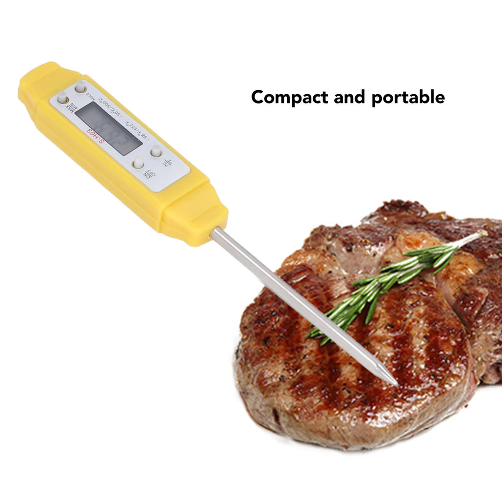 Digital Food Thermometer Automatic Calibration Pen Accuracy Electronic