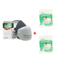 Reusable Half-Face Respirator Mask with Filters | Industrial