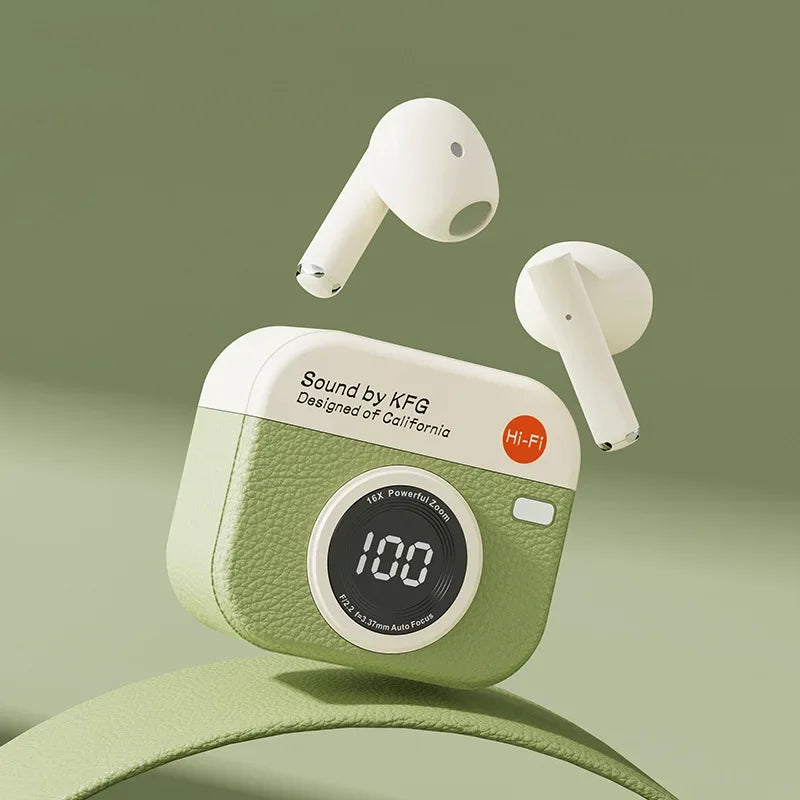 TWS Earbuds Wireless Earphones Q86 Retro Headsets Noise Reduction
