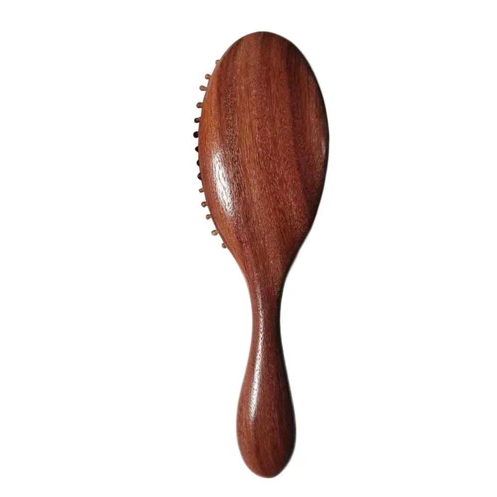 Portable Golden Silk Sandalwood Air Bag Comb Cushion Wood Care Scalp Zpaxo