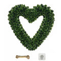 Simulation Artificial Green Leaves Wreath Plastic Greenery Yard Signs