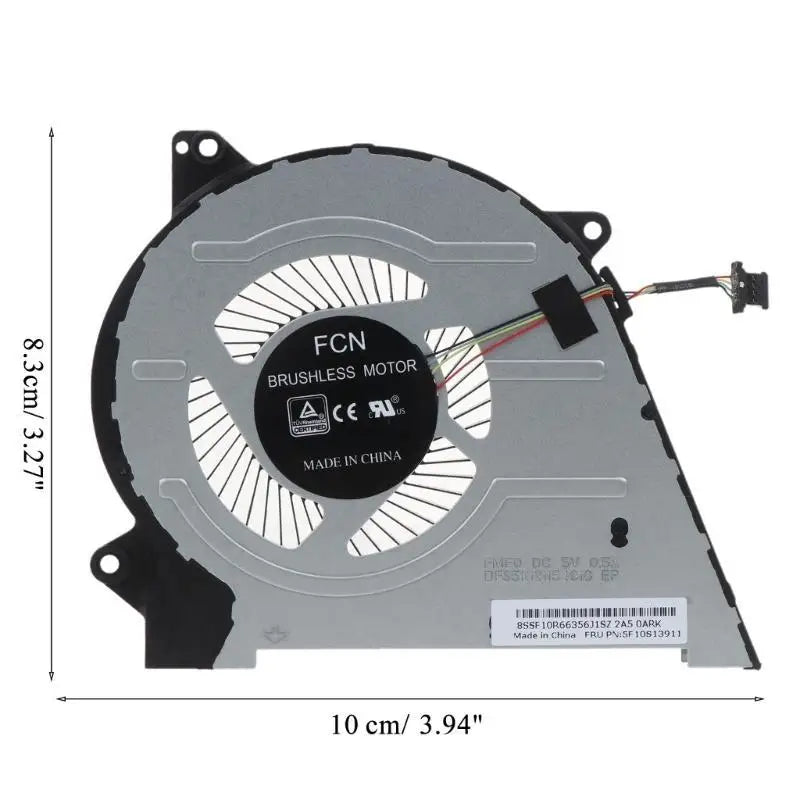 652F Notebook Cooler CPU Cooling Fan for IdeaPad 5 14IIL05 14ITL05 14ARE05 Zpaxo