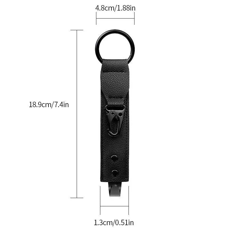 PU Leather Car Headrest Hook – Seat Organizer Hanger Clip