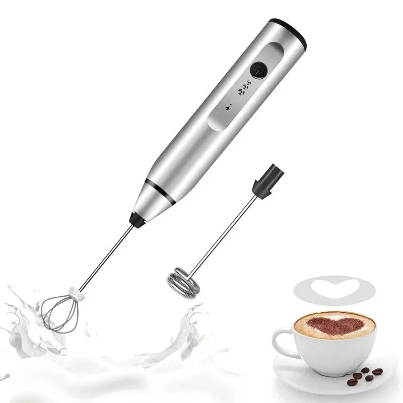 Portable Electric Milk Frothers Handheld Blender USB Mini Coffee Maker Whisk Mixer Cappuccino Cream Egg Beater Food Blender Zpaxo