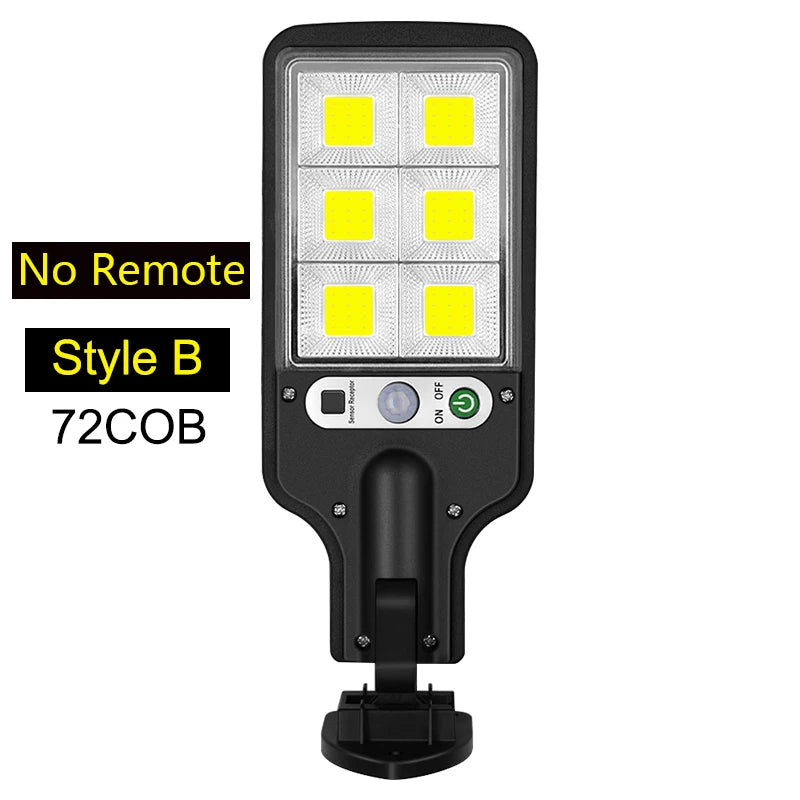 108 COB Solar Security Light | Motion Sensor & Remote Control