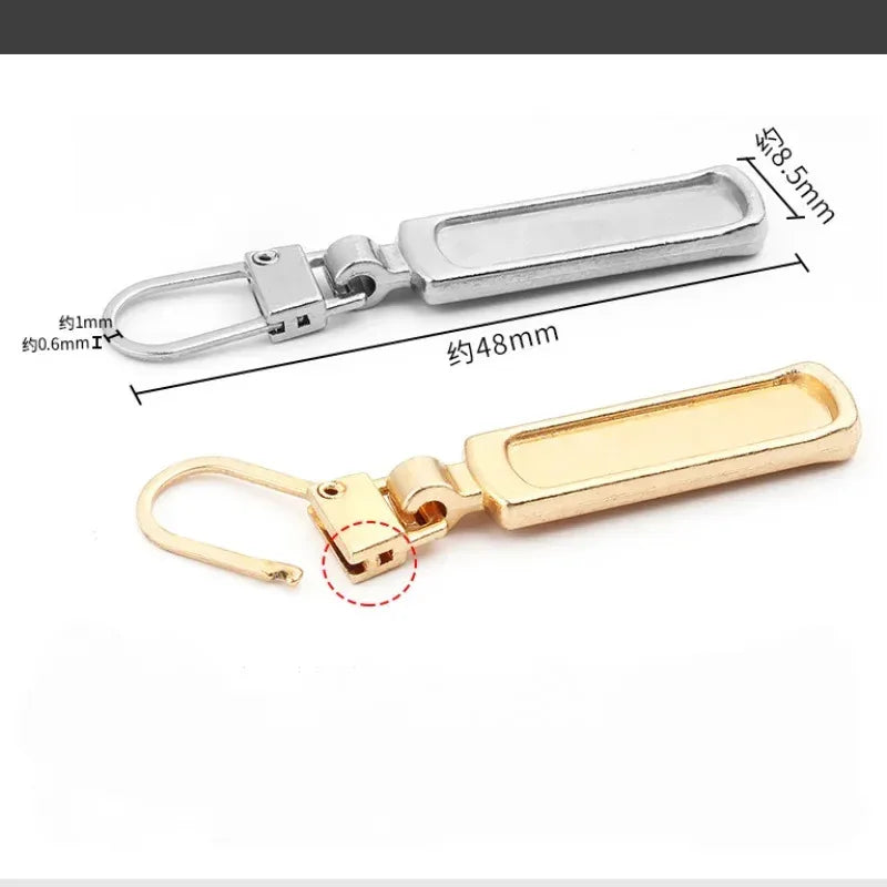 Metal Zipper Pull Tabs & Repair Kit – 5/25pcs Sliders