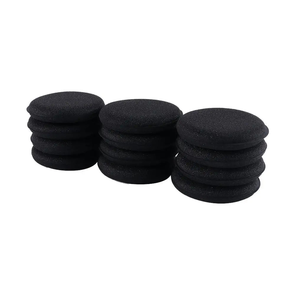 12 Pcs Polish Foam Sponges High Density Waxing Microfiber Polishing Pads Durable Detailing Applicator Pad Zpaxo