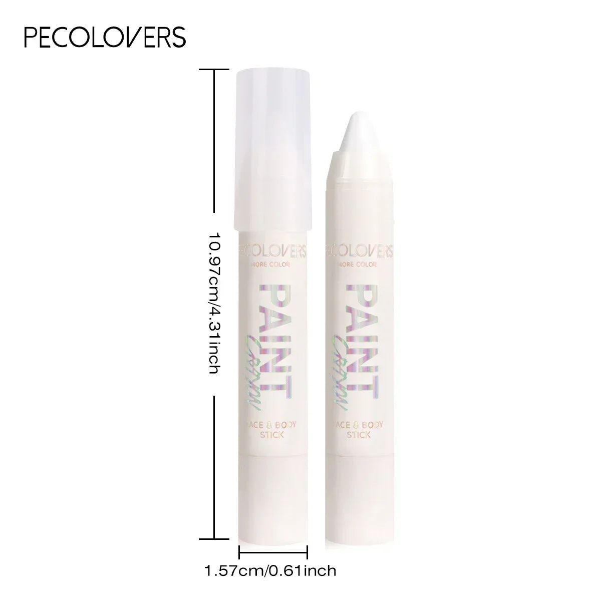 1PC Vibrant Facial Paint Sticks – High Pigment, Stackable, Long-lasting, Suitable for Easter Makeup, Easy to Use Zpaxo