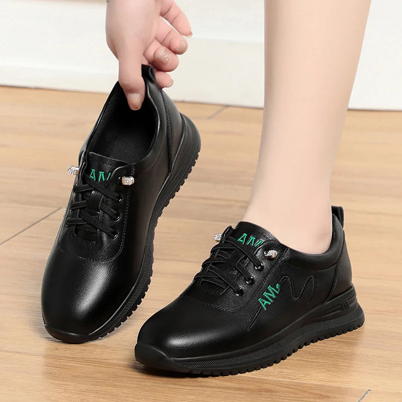 Mom Shoes Comfortable Not Tiredsports White Women Spring Autumn Zpaxo