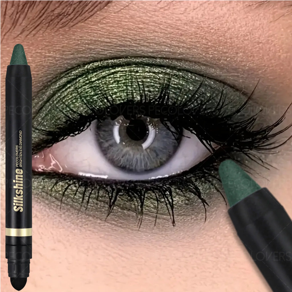 Smudge-proof Metallic Eyeshadow Stick Pearlescent Shimmer Quick