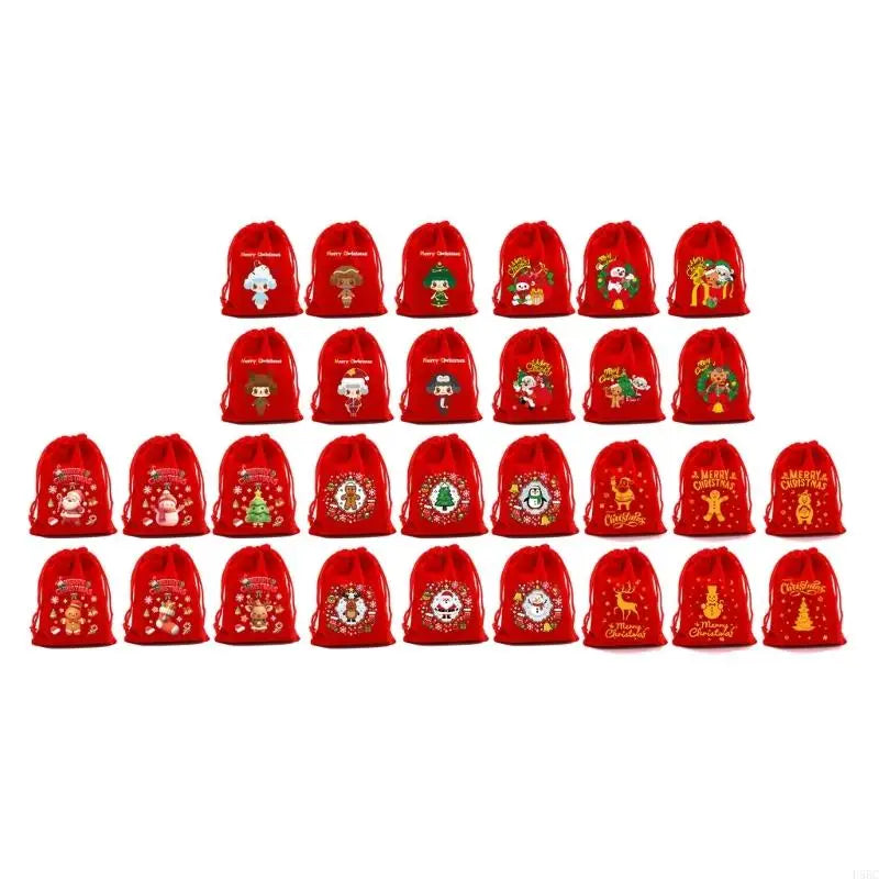 Premium Holiday Packaging 20x30cm Use Bags Seasonal Sweets
