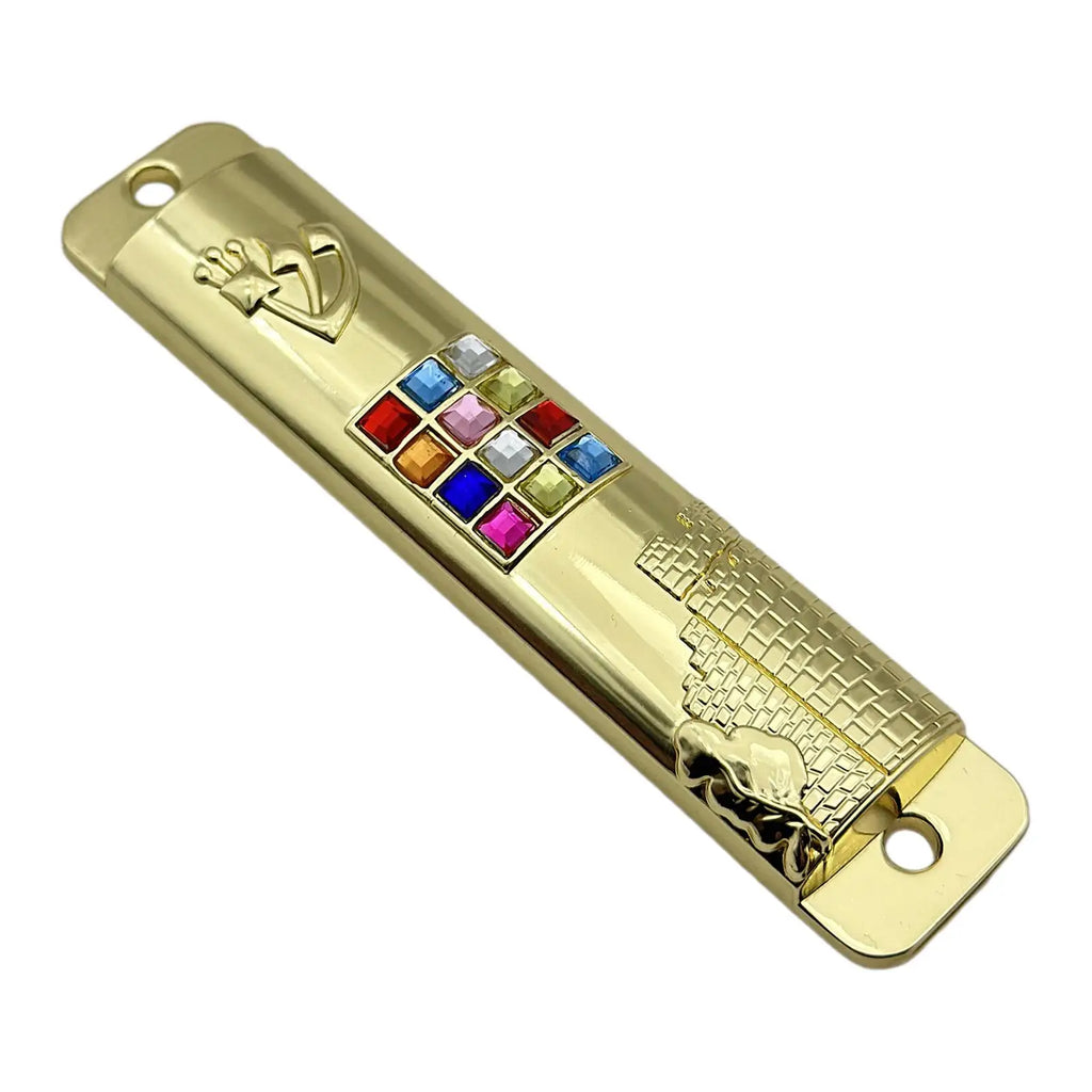 Mezuzah for Door House Wall Art (10.6cm in Long) Housewarming Gift Easy Installation Crafts Mezuzah Plaque Home Decoration Zpaxo Default Title