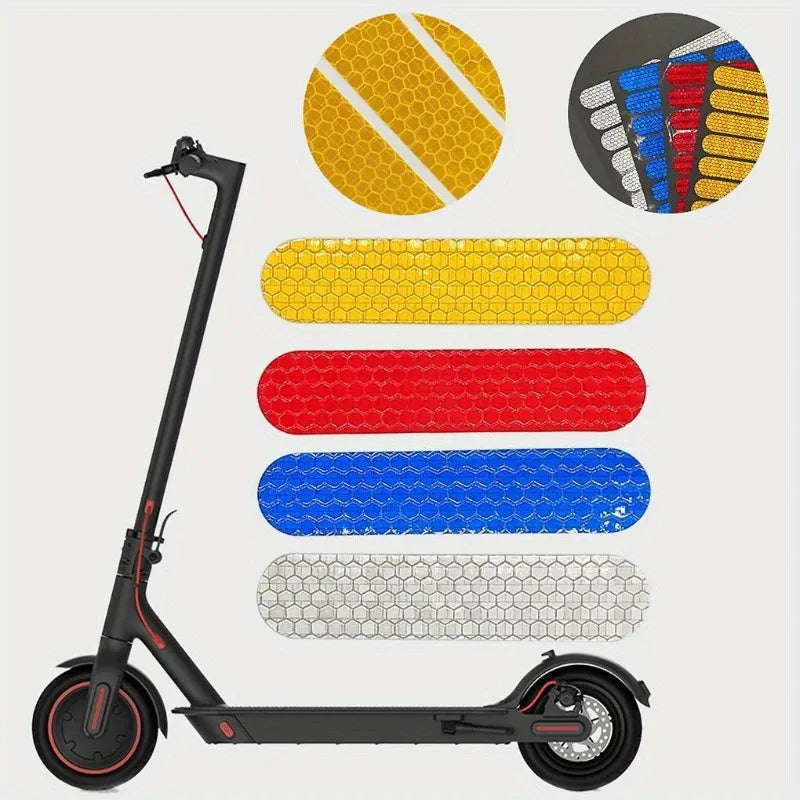 Night Safety Reflective Warning Stickers Fit Ninebot G30 Xiaomi M365