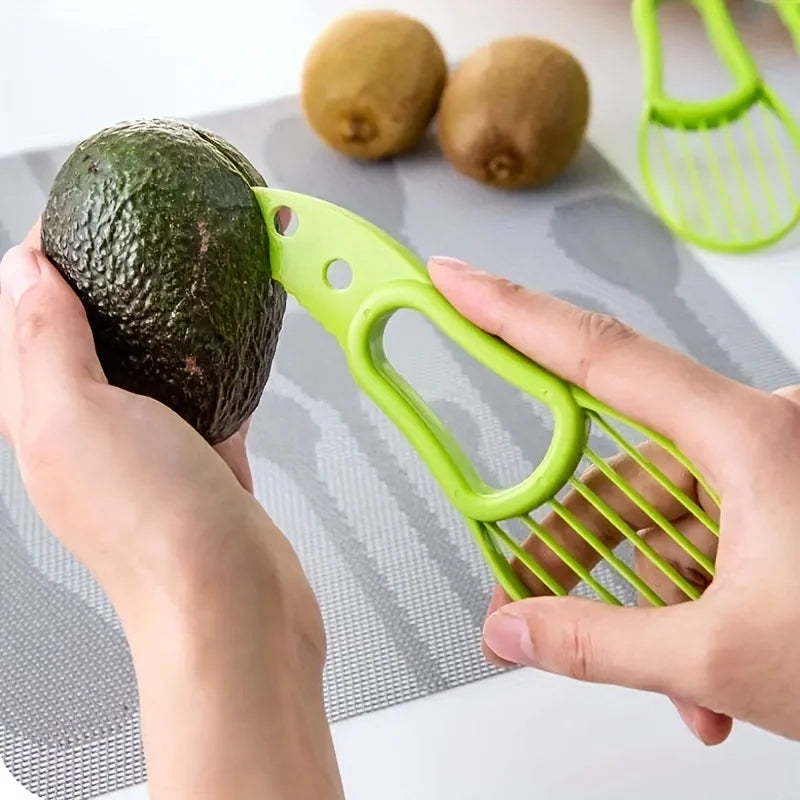 Multifunctional 3 in 1 Avocado Slicer, Outdoor Home Kitchen Camping Accessories Tools Zpaxo