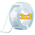 Nano Tape Transparent Double Sided Tape Waterproof Wall Stickers Reusable Heat Resistant Bathroom Home Decoration Tapes Zpaxo 3x3 Medium