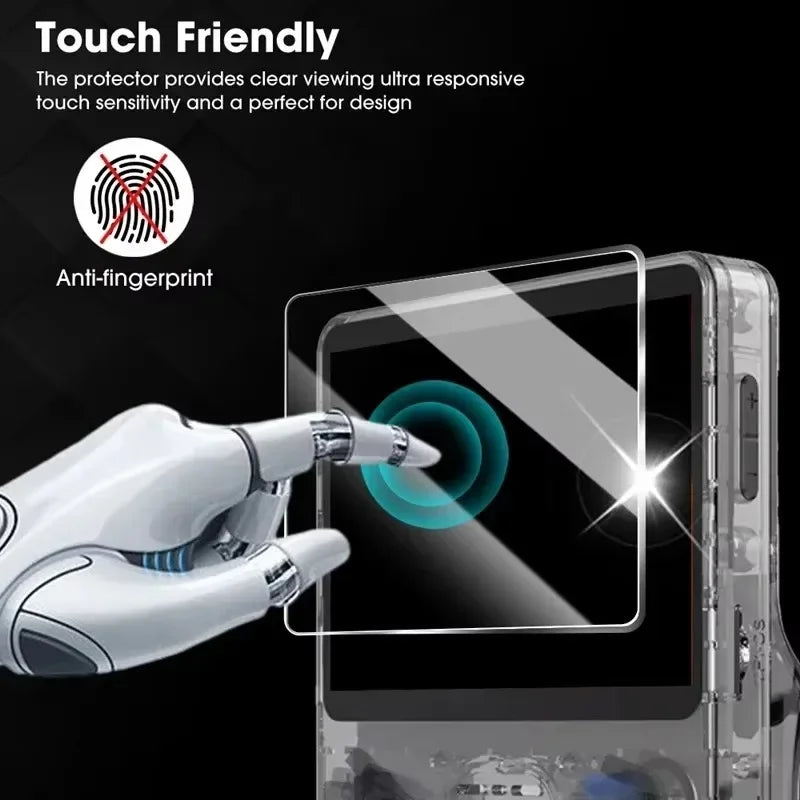 1 Game Console Tempered Glass Film R36S Screen Protectors Filters Zpaxo