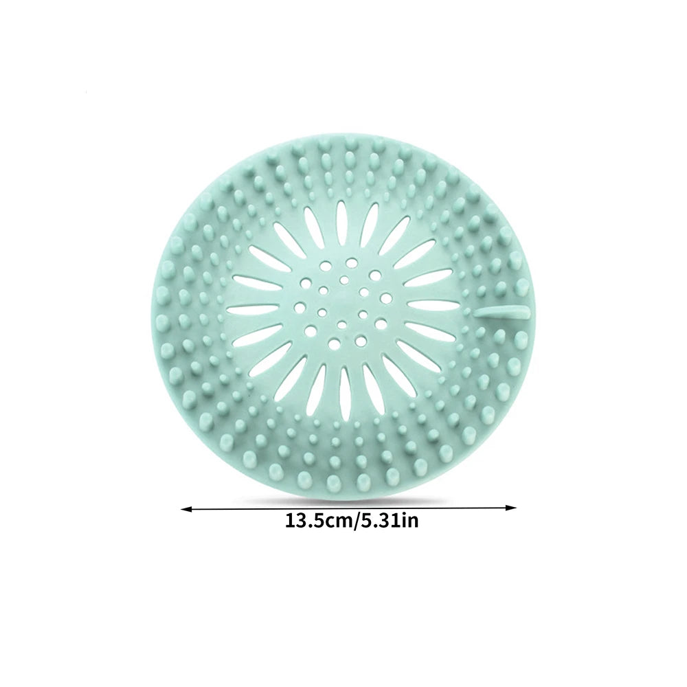 1PC Bathroom Hair Sink Sewer Filter Floor Drain Strainer Hair Stopper Shower Drain Cover Kitchen Sink Anti-blocking Zpaxo Green