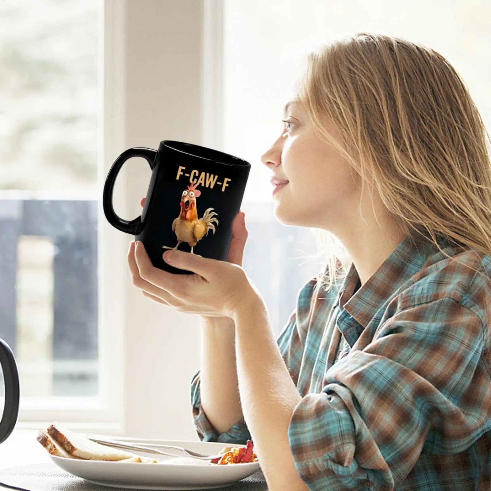 Chicken Mug Animal Themed Ceramic Tea Cups Microwave Dishwasher Safe