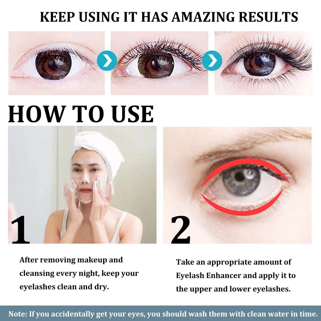 3ml Eyelash Serum For Growth Collagen Hyaluronic Acid Lash Enhancer Natural Longer Thicker Lashes And Brows Nourishing Formula Zpaxo