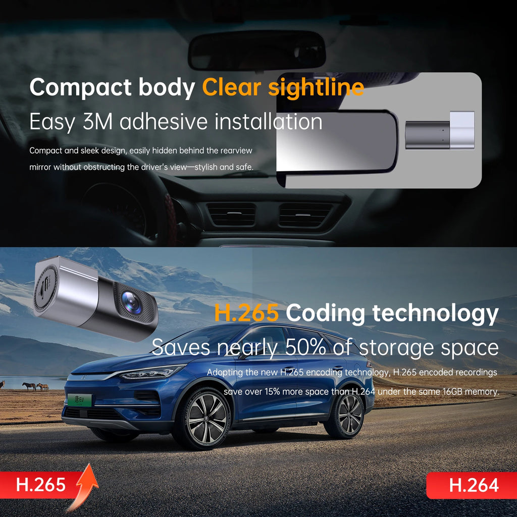 1080P Dash Camera Vehicle Recorder Wifi Dashcam Smart Car Video APP Zpaxo