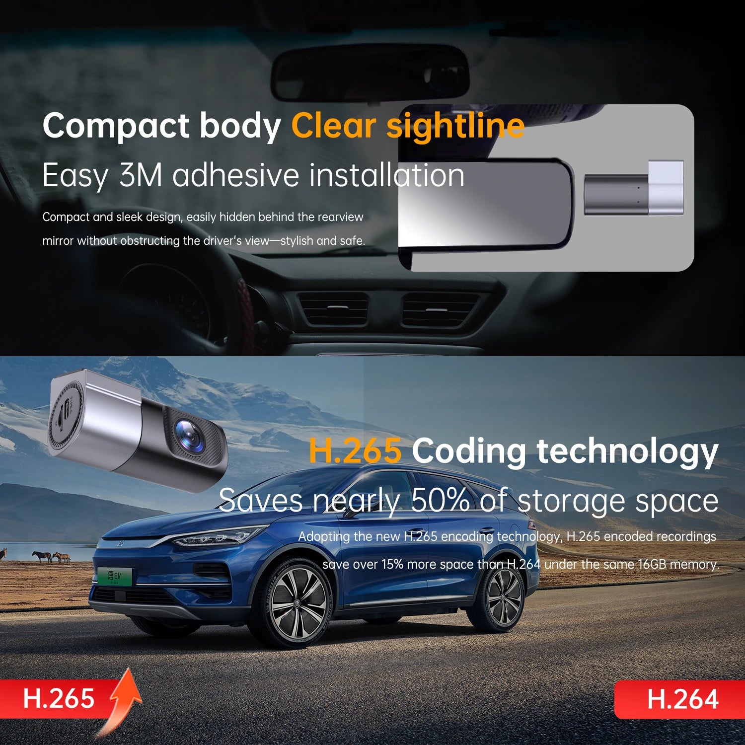 1080P Dash Camera Vehicle Recorder Wifi Dashcam Smart Car Video APP Zpaxo