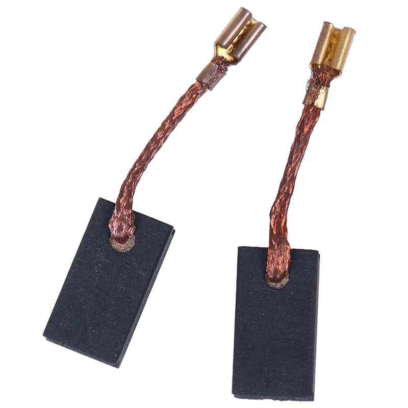 2pcs/lot 6x 9 x 15mm Angle Grinder Carbon Brush Replacement Spare Parts Zpaxo One Size