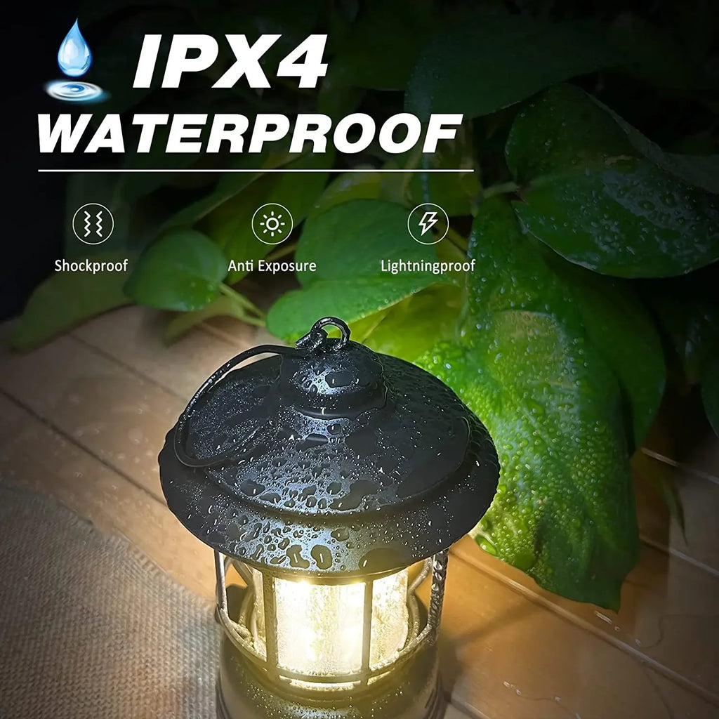 ESMARTER COB LED Camping Lantern – 2 Modes, Waterproof