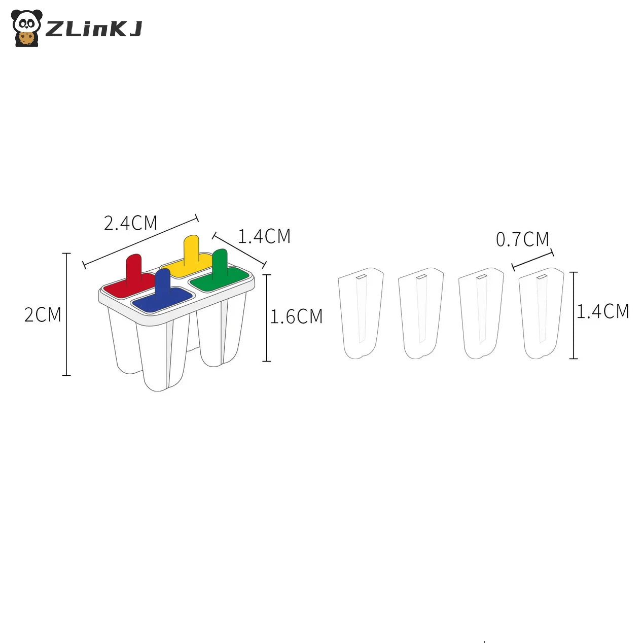 ▶1 Set Mini Ice Stick Ornament Cute Miniature Dollhouse Food Simulation Ice Cream Popsicle Model For Doll DIY Accessories Zpaxo