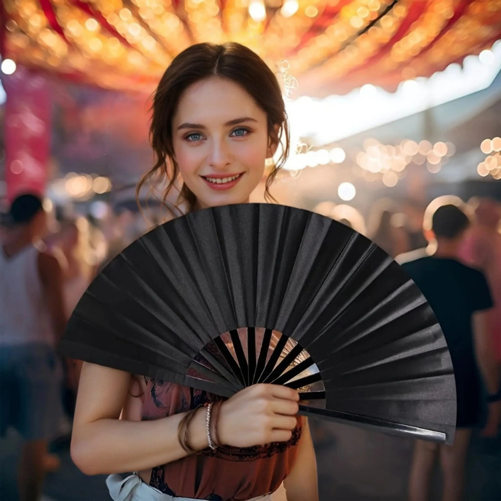 Traditional Portable Folding Fans Chinese Hand Tai Chi Suitable