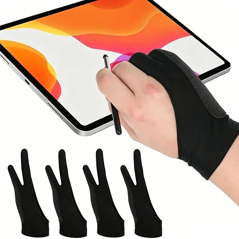 Drawing Glove Palm Rejection Two Finger Gloves Apple IPad Capacitive Zpaxo