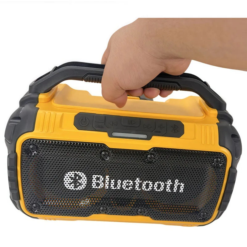Portable Bluetooth Speaker Compatible Subwoofer Outdoor Construction