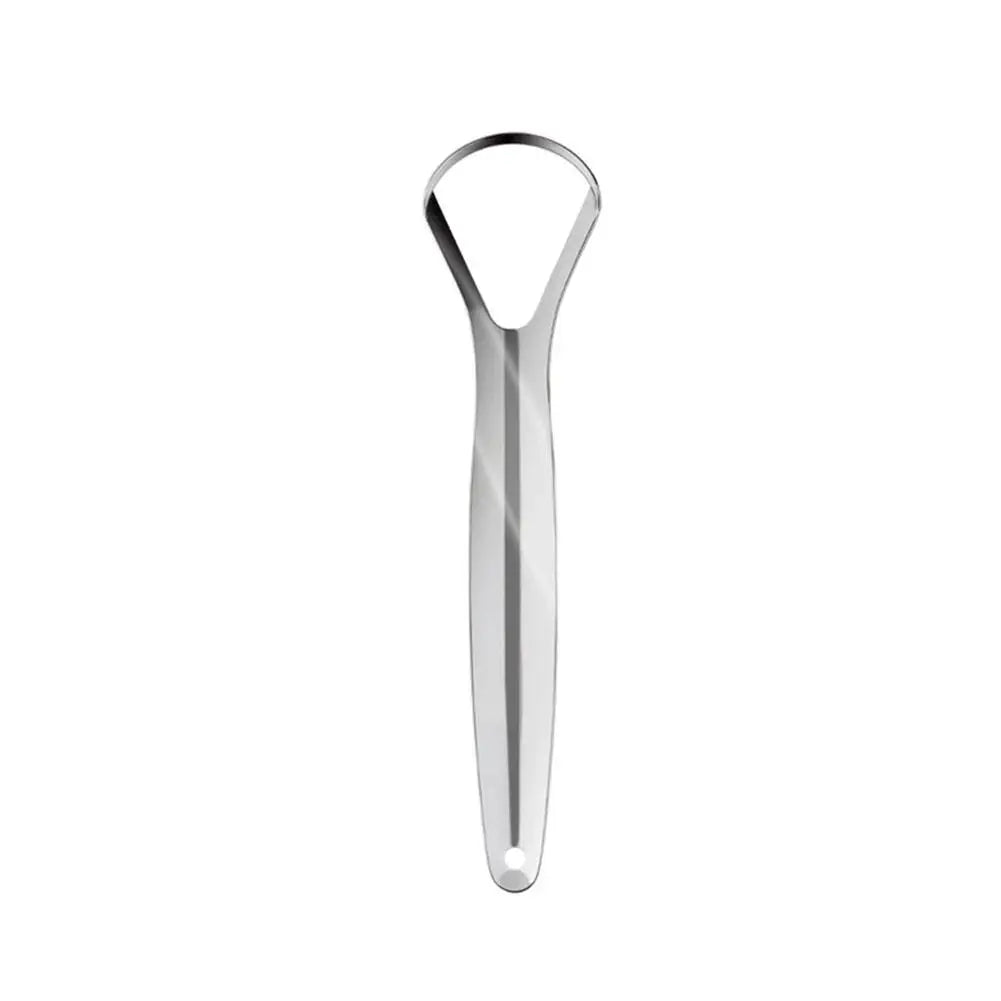 Clean Tongue Scraper Tongue Remover Halitosis Tongue Coating Oral Care Tongue Scraping Brush Stainless Steel Oral Cleaner Tools Zpaxo One Unit 1pcs